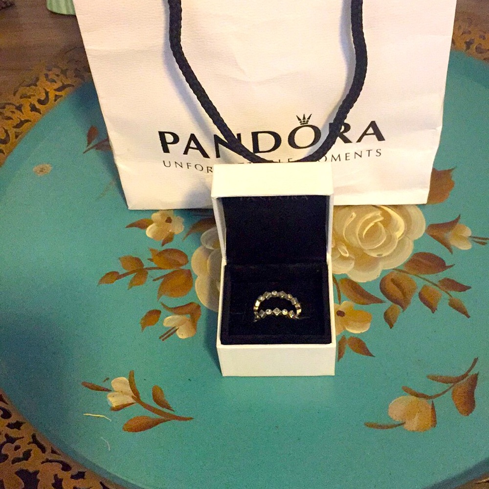 Pandora Set of 2 Stack Rings Size 7